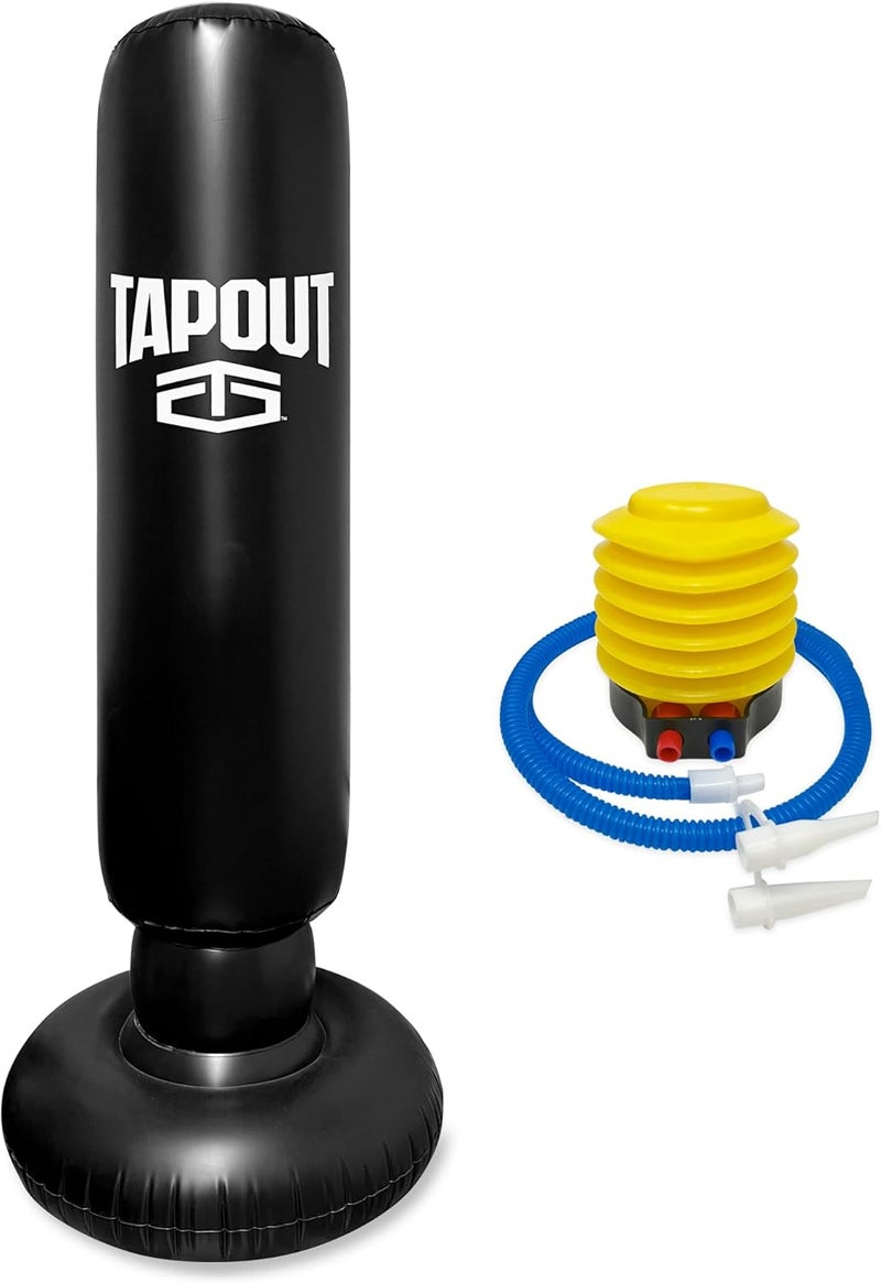TapouT 63-Inch Inflatable Punching Bag, Freestanding, for Boxing, MMA, and Fitness - Image 1